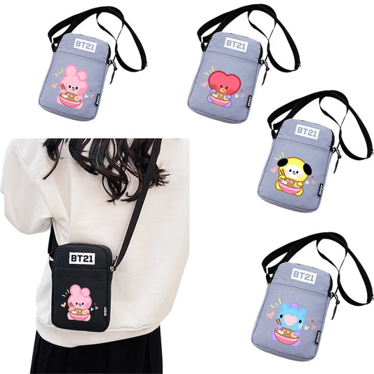 Kawaii BT21 Inspired Crossbody Bag