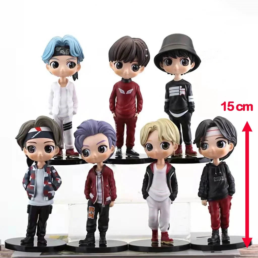 7PCS/Set Big Size Boys Groups Action Figures